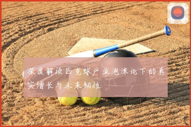 深度解读匹克球产业泡沫论下的真实增长与未来韧性